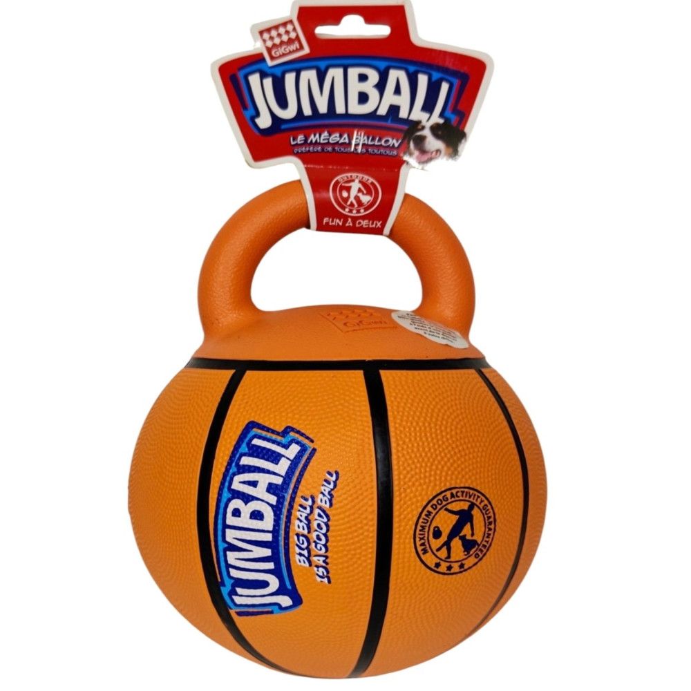 Ballon de basket à poignée pour chien bubimex - ø 20 cm