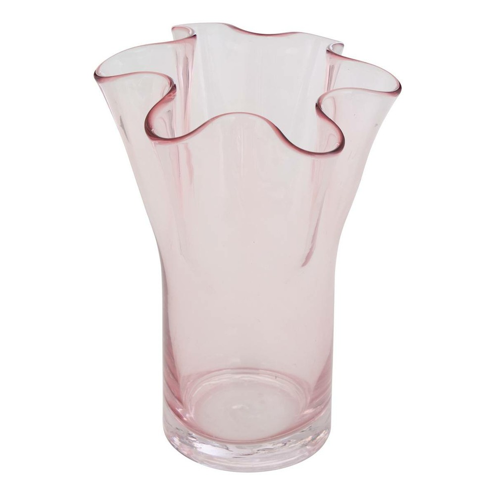 Vase fleur de rose h23,5cm