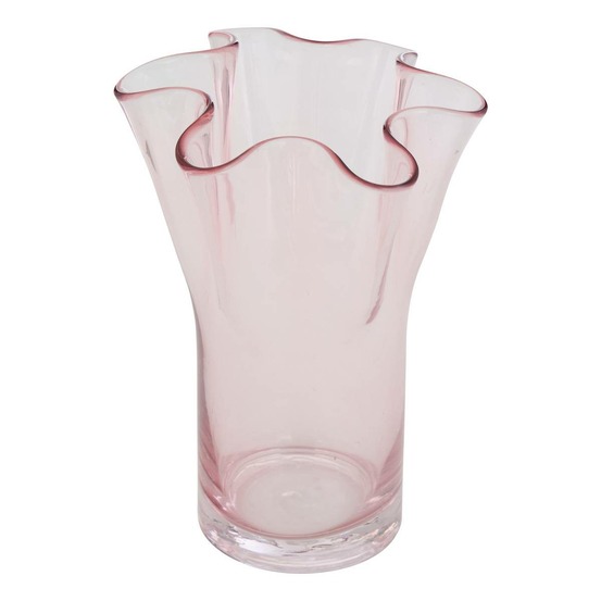 Vase fleur de rose h23,5cm