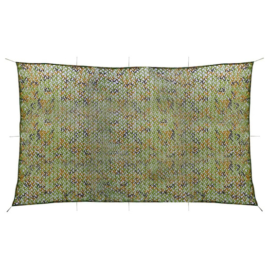 Filet de camouflage avec sac de rangement 2x8 m vert
