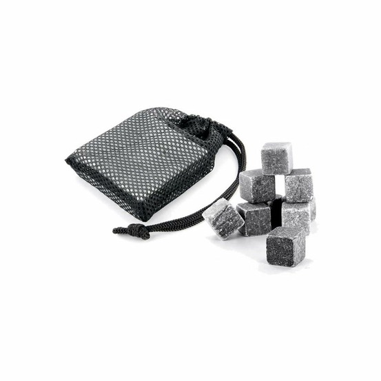 Pierres à whisky avec filet de rangement