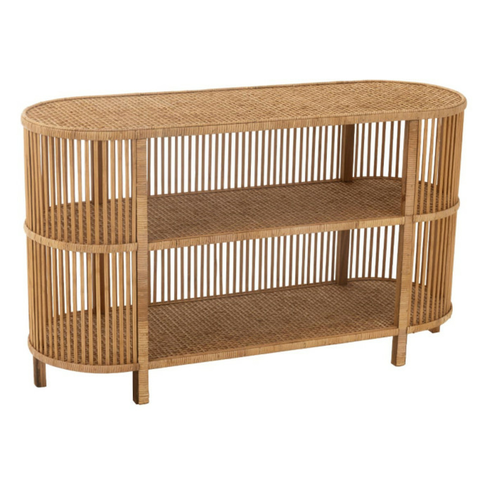 Console ovale en bambou 