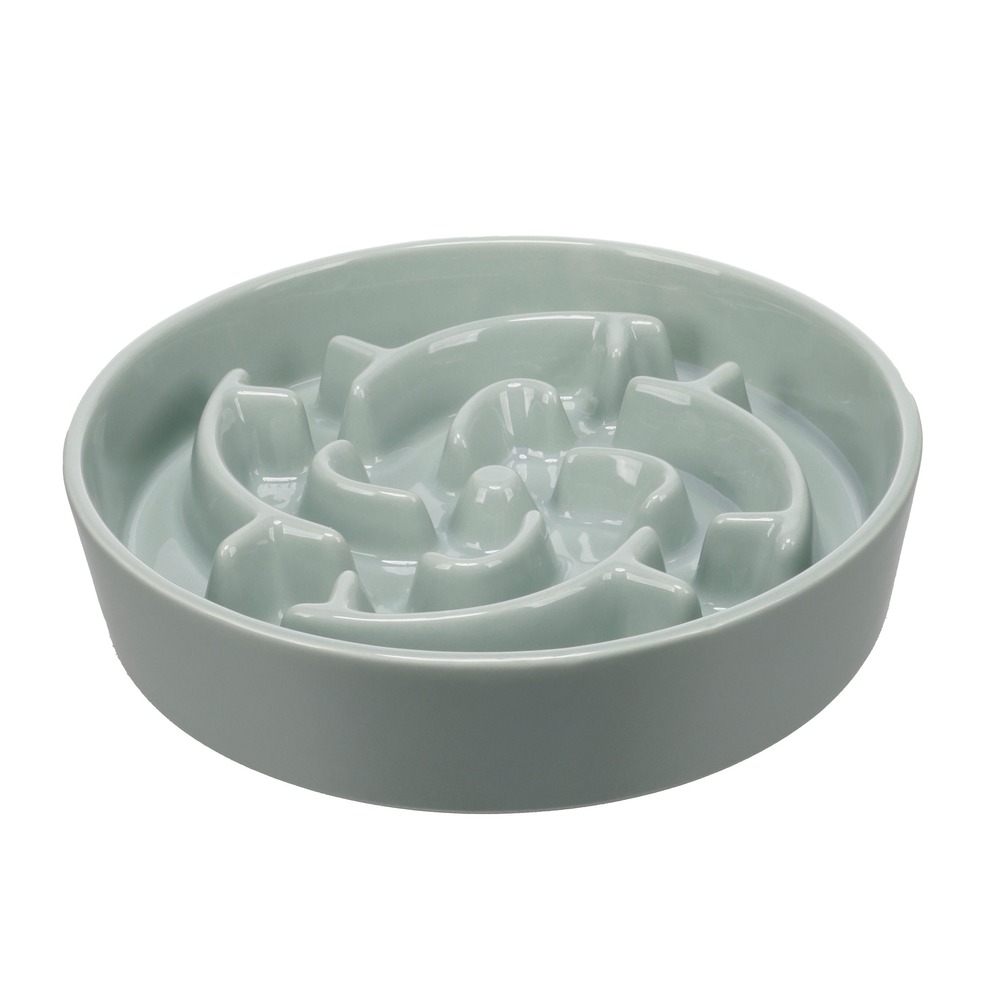 Gamelle ronde anti glouton pour chien sena
