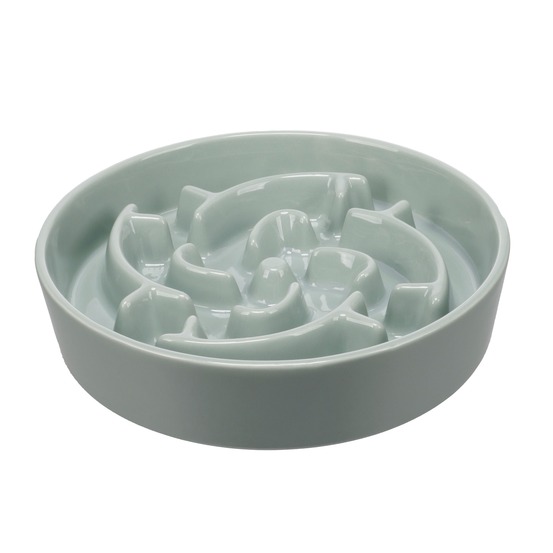Gamelle ronde anti glouton pour chien sena