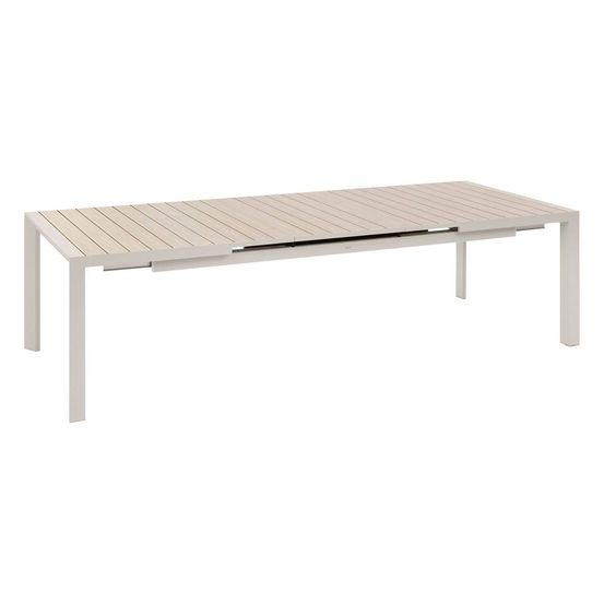 Table de jardin extensible rectangulaire