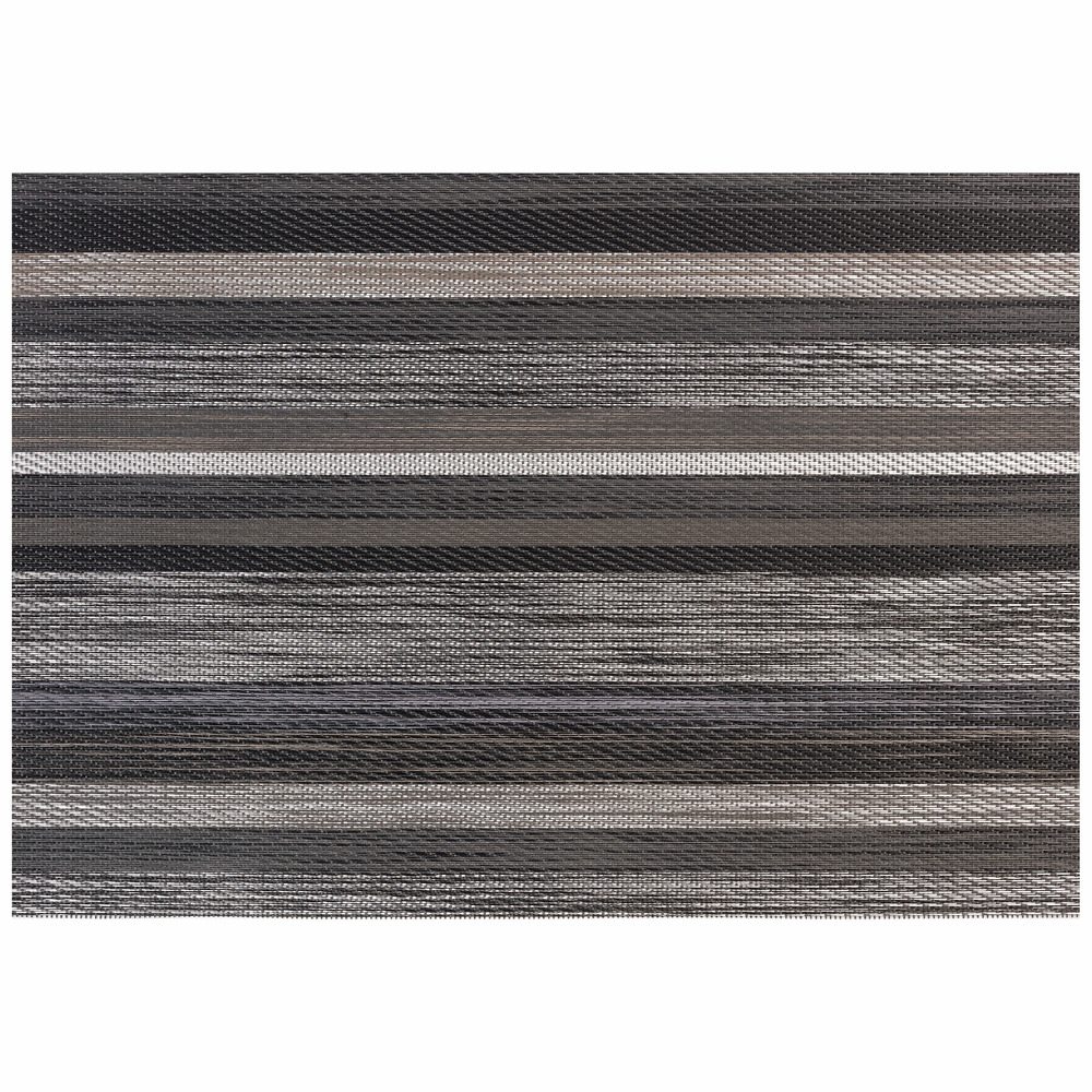 Set de table déco lignes marrons et noires 45 x 30 cm - pujadas