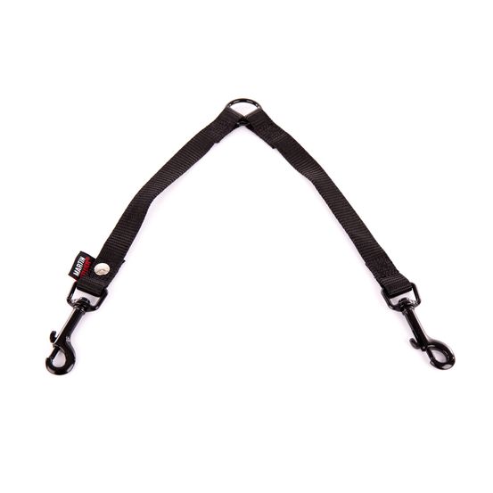 Martin sellier - accouple de laisse pour chiens en nylon martin sellier - collection nylon uni - avec mousqueton carabine
