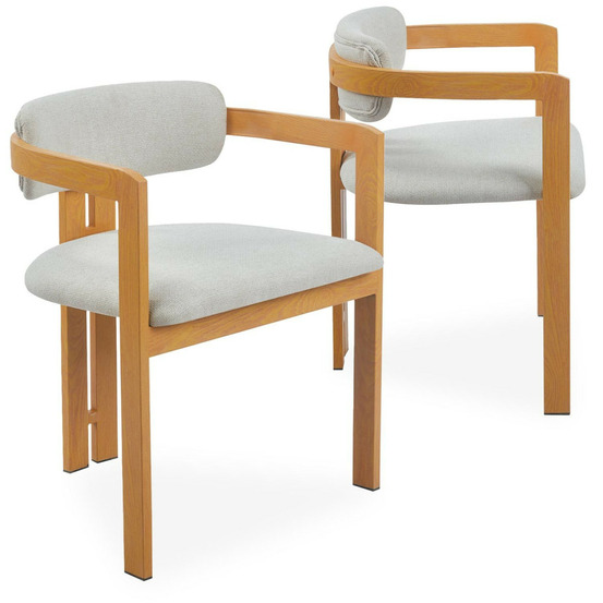 Lot de 2 chaises design
