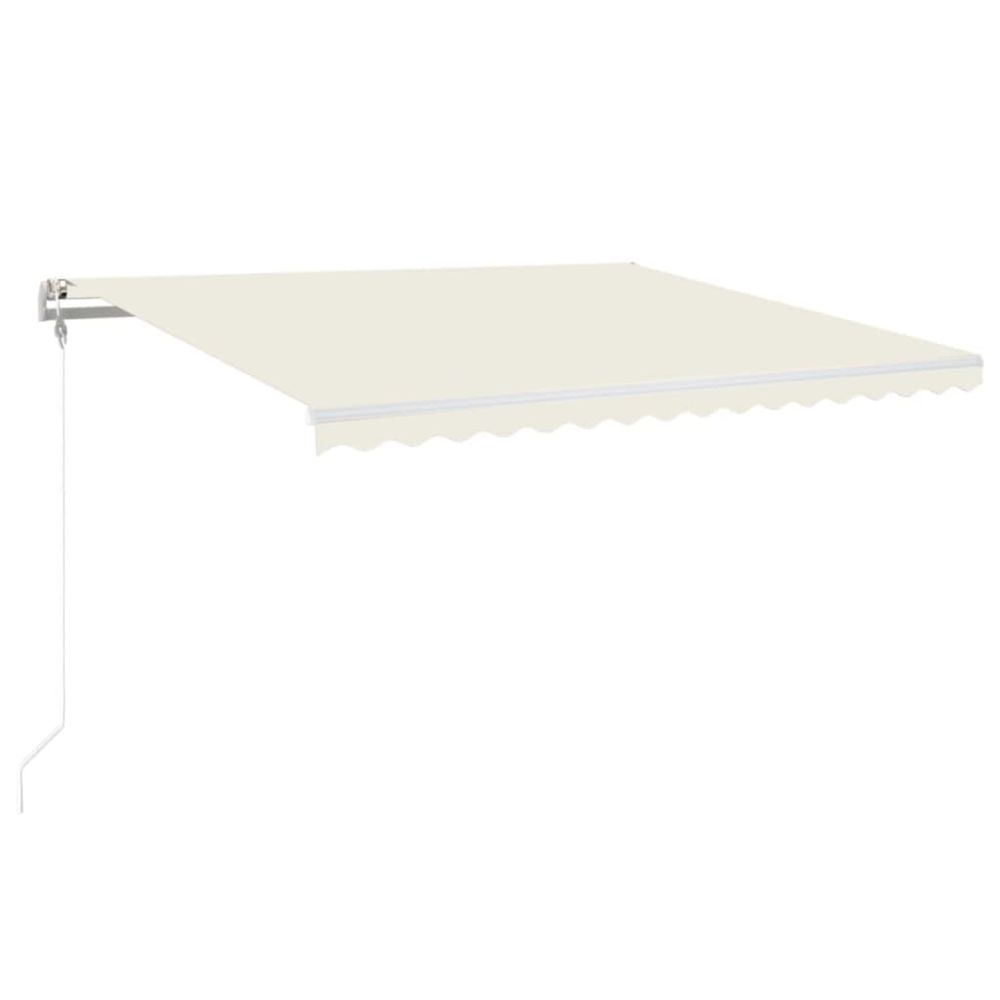 Auvent rétractable automatique 450x350 cm crème
