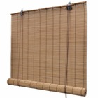 Store enrouleur bambou brun 80x160cm