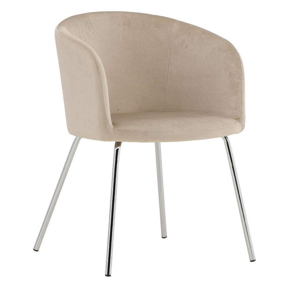 Chaise en velours 