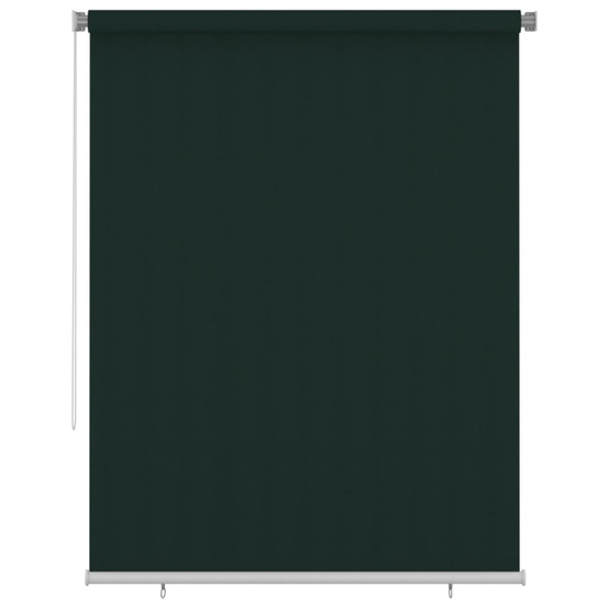 Store roulant d'extérieur 180x230 cm vert foncé pehd