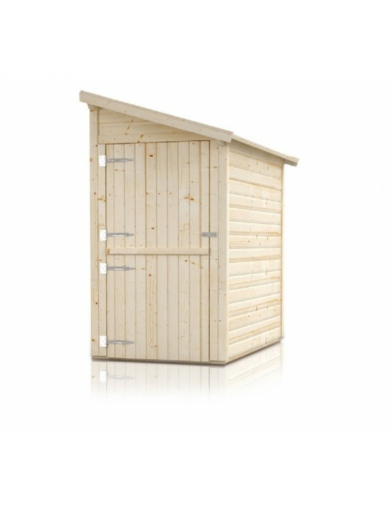 Abri de jardin cloner en bois épicéa 250x120 cm h. 224 cm-124 ---rouge