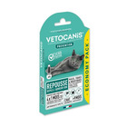 Vetocanis 4 pipettes anti-puces et anti-tiques - pour chat - 4x 1 mois de protection