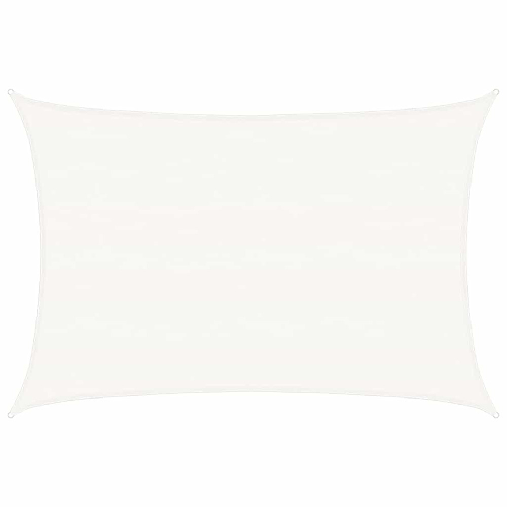 Voile d'ombrage 160 g/m² blanc 5x7 m pehd