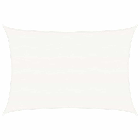 Voile d'ombrage 160 g/m² blanc 5x7 m pehd