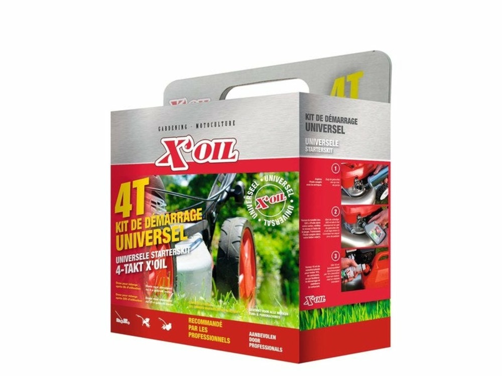 Kit de démarrage universel 4 temps x'oil pour tondeuse
