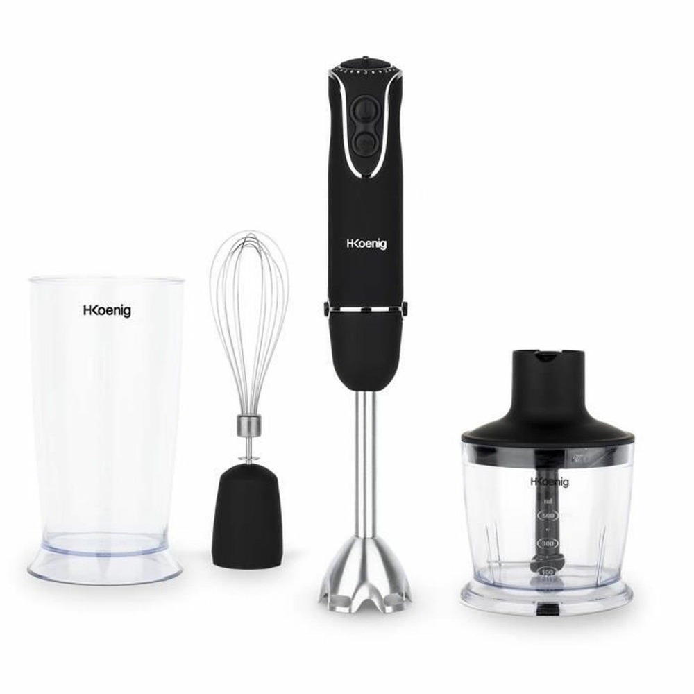 Mixeur plongeant noir 850 w, turbo 5 vitesses