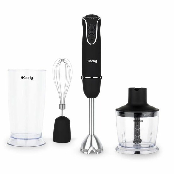 Mixeur plongeant noir 850 w, turbo 5 vitesses