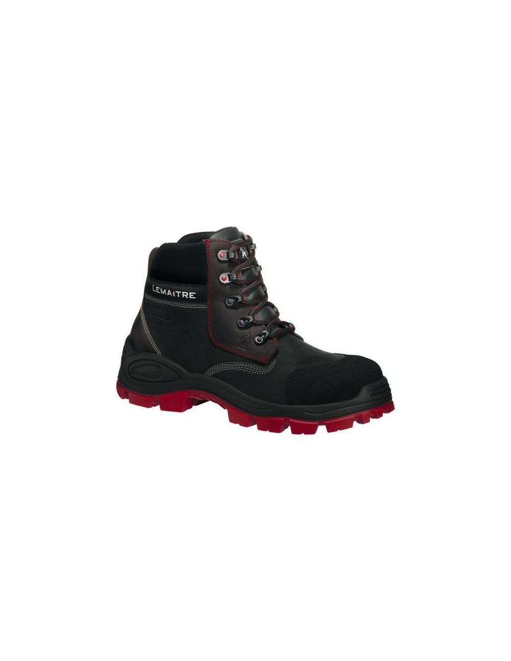 Chaussure de sécurité haute vardaero s3 semelle rouge pointure 39