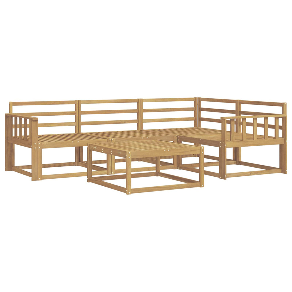 Ensemble de canapés d'extérieur 5 pcs blanc 79 x 79 x 37 cm