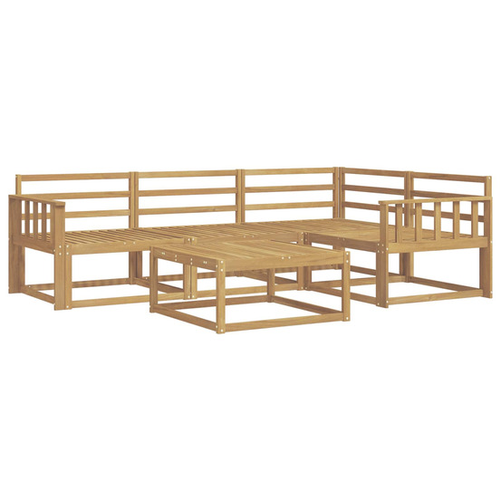 Ensemble de canapés d'extérieur 5 pcs blanc 79 x 79 x 37 cm
