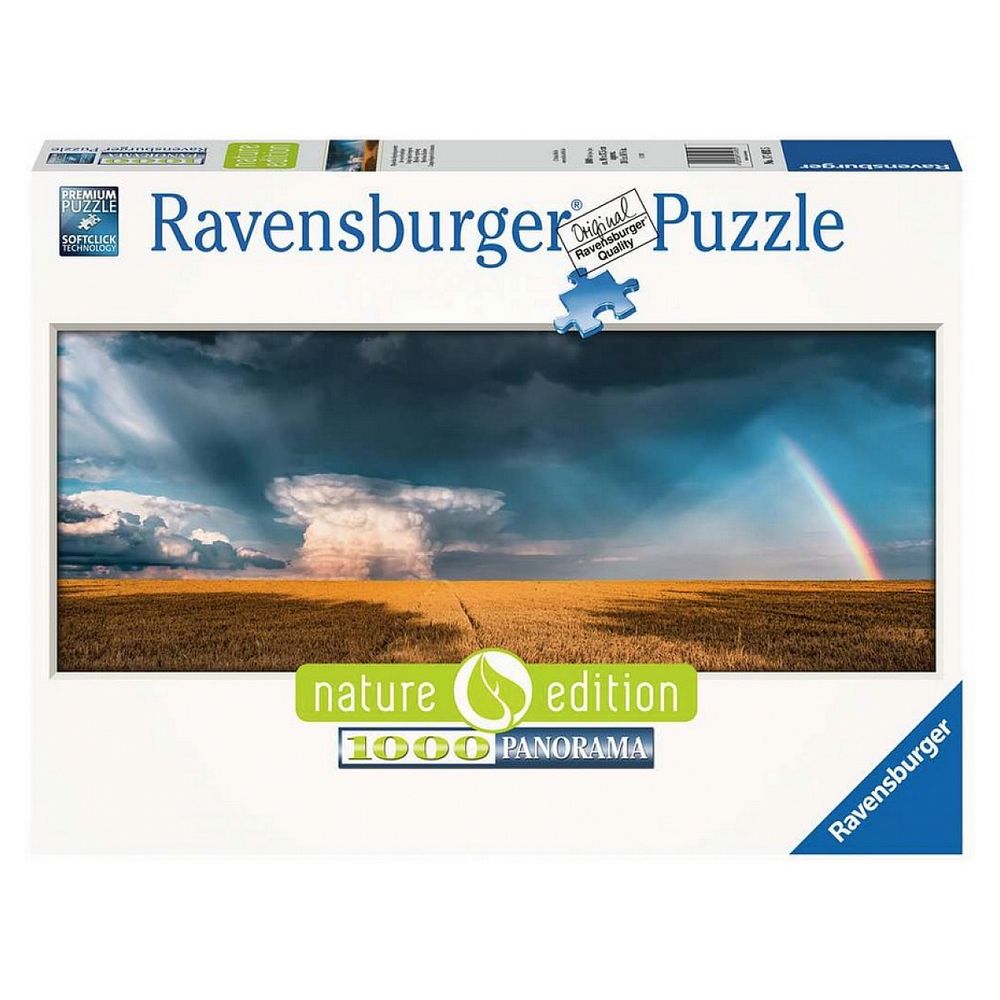 Puzzle adulte panoramique - arc en ciel mystique - nature edition 1000 p