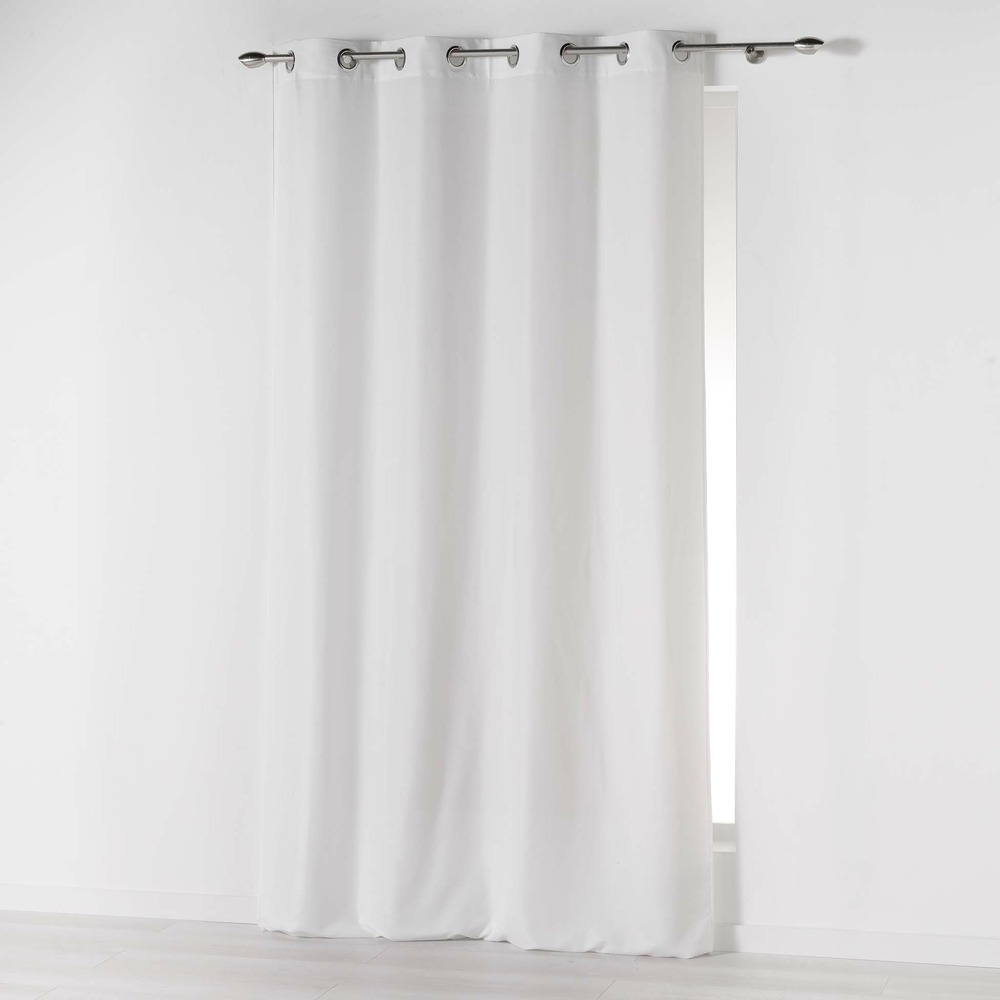 Rideau a oeillets microfibre collection absolu uni
