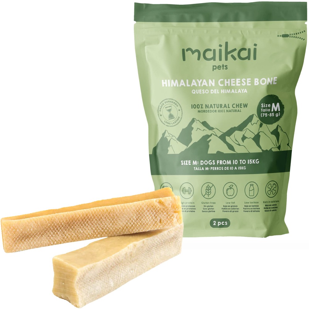 Bâtonnets a macher au fromage de l´himalaya pour chien - (taille m x 2 pcs) - sans lactose