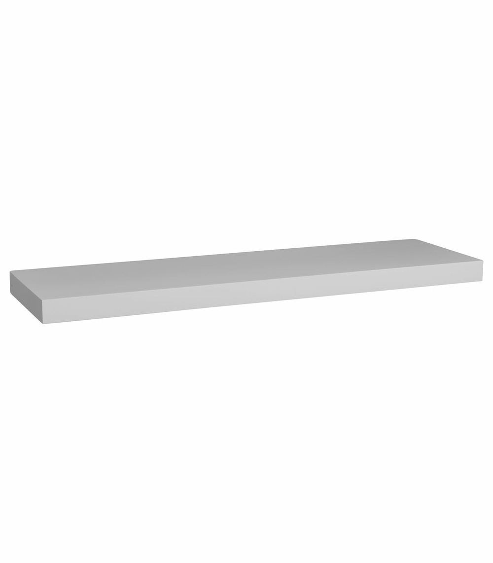 Étagère murale flottante coloris blanc l 80 cm fixations invisibles