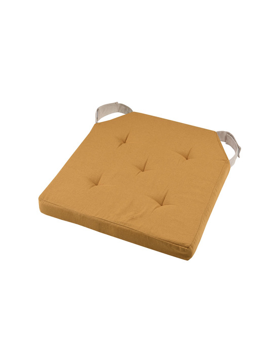 Galette duo carrée ruban auto-agrippant 38x38cm - stof