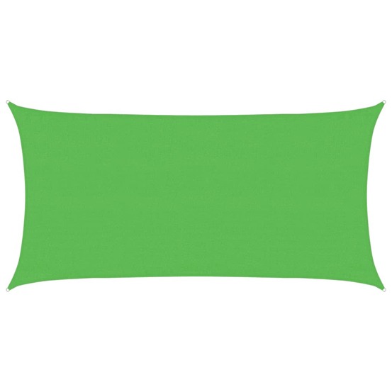 Voile d'ombrage 160 g/m² vert clair 3x6 m pehd