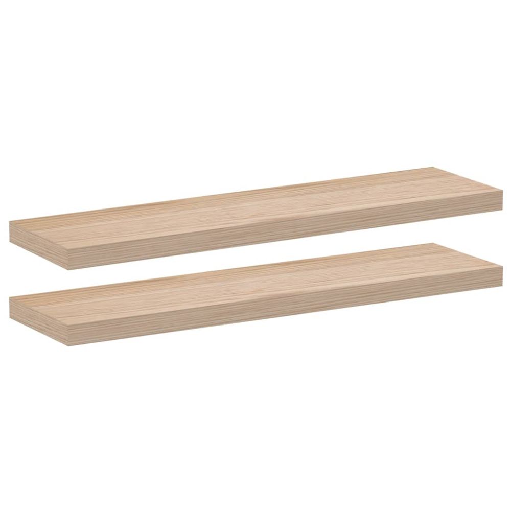 Étagères flottantes 2 pcs 90x23,5x4cm bois d'ingénierie