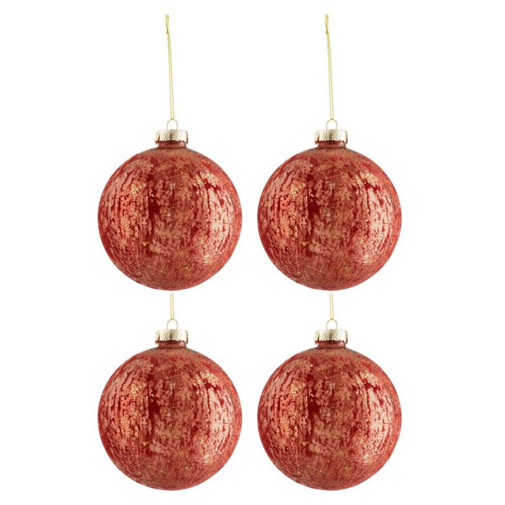 Lot De 12 Boules De Noël En Velours Bordeaux - Motif Cygne - Tailles Assorties De 5 à 12 Cm - Décoration De Sapin élégante