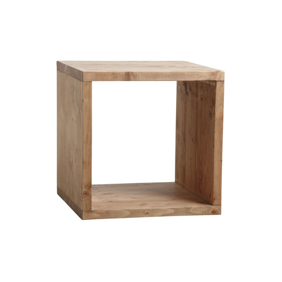 Etagère 1 case en épicéa ciré miel 1 case