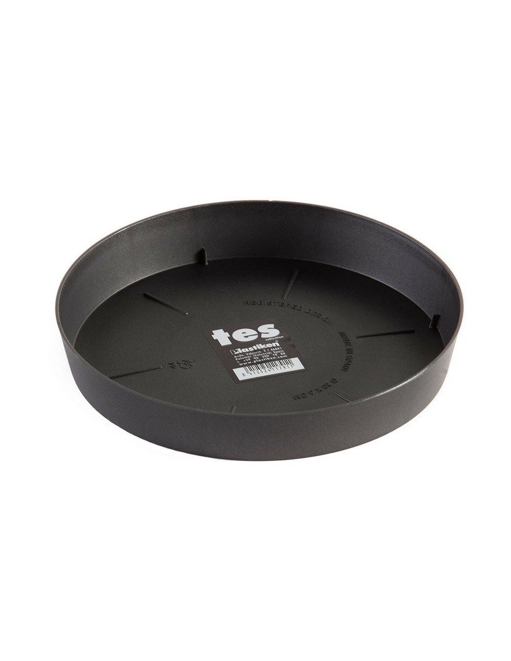Soucoupe pour pot de fleur ø20cm plastiken anthracite - plastiken