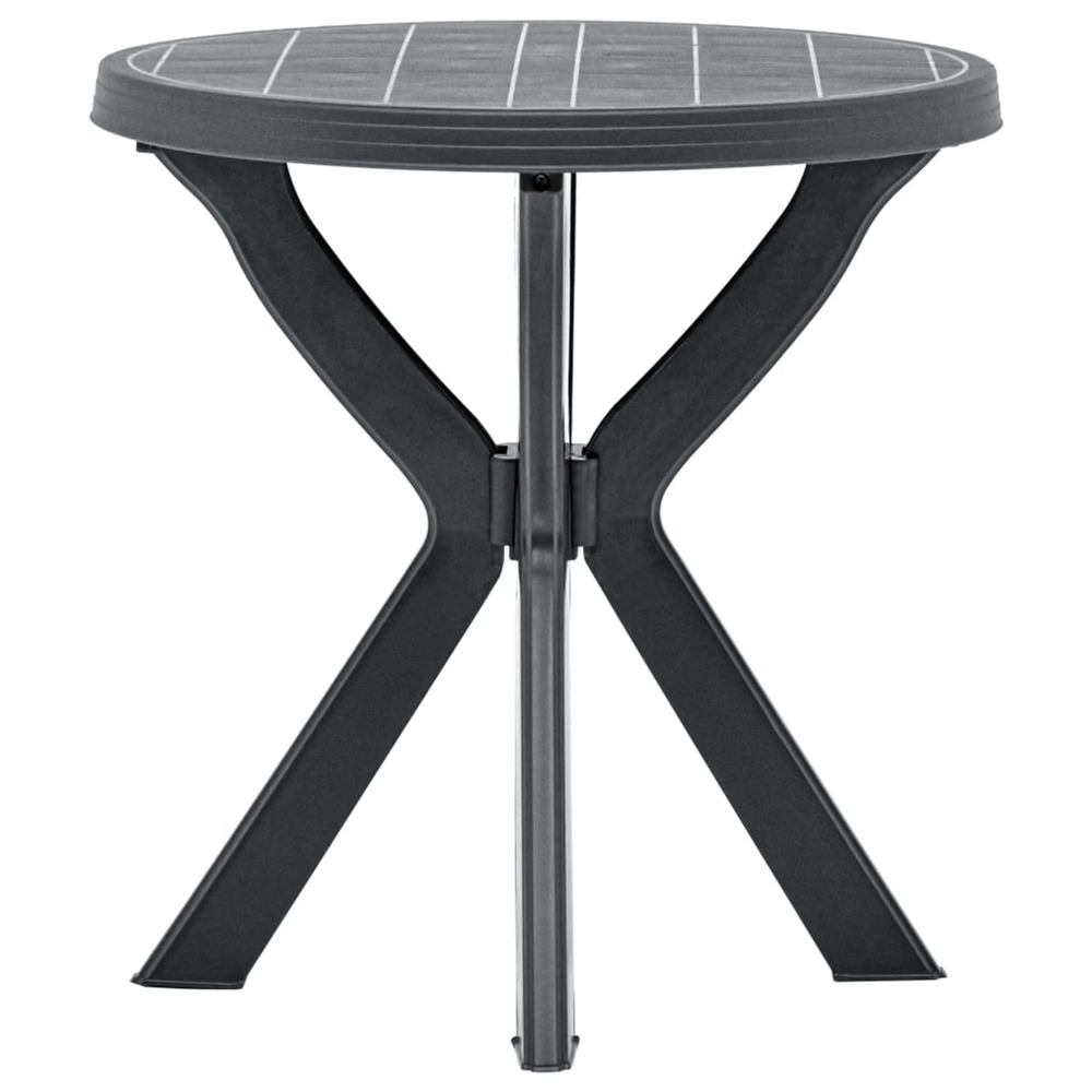 Table de bistro anthracite ø70 cm plastique