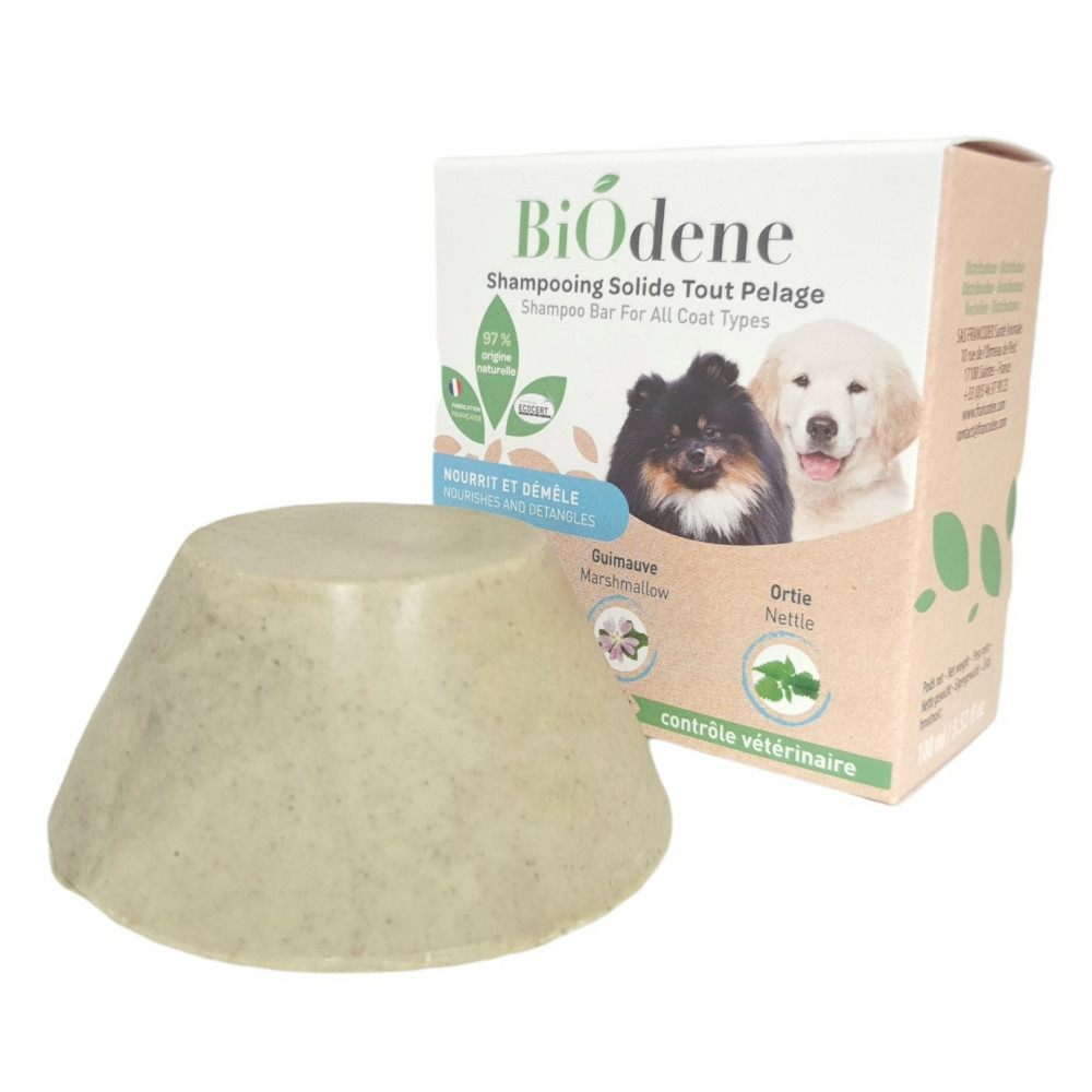 Shampooing solide 92 g tout pelage pour chien