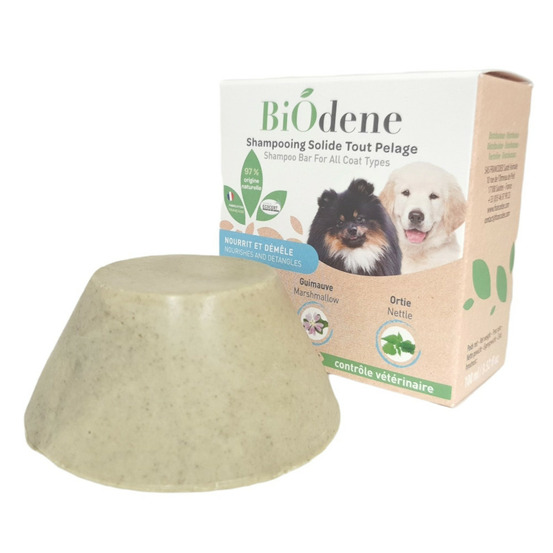 Shampooing solide 92 g tout pelage pour chien