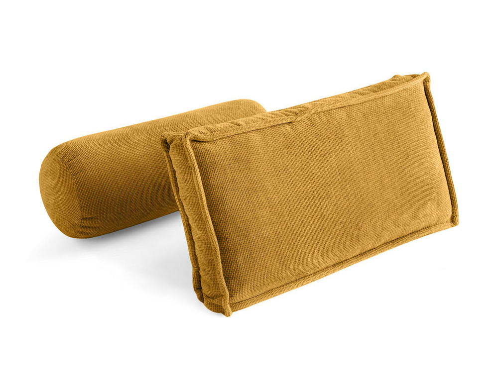 Marisol - lot de deux coussins de dossier - velours texturé