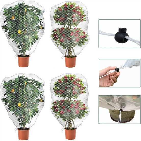 Filet anti - insectes pour plantes (180×200cm, avec cordon de serrage)