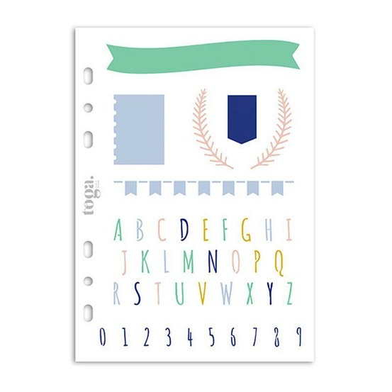 Pochoirs pour bullet journal - alphabet