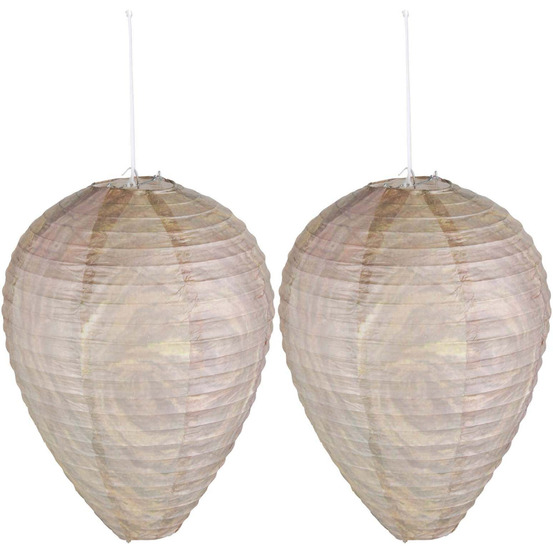 Epouvantail nid de guêpes factice (lot de 2)