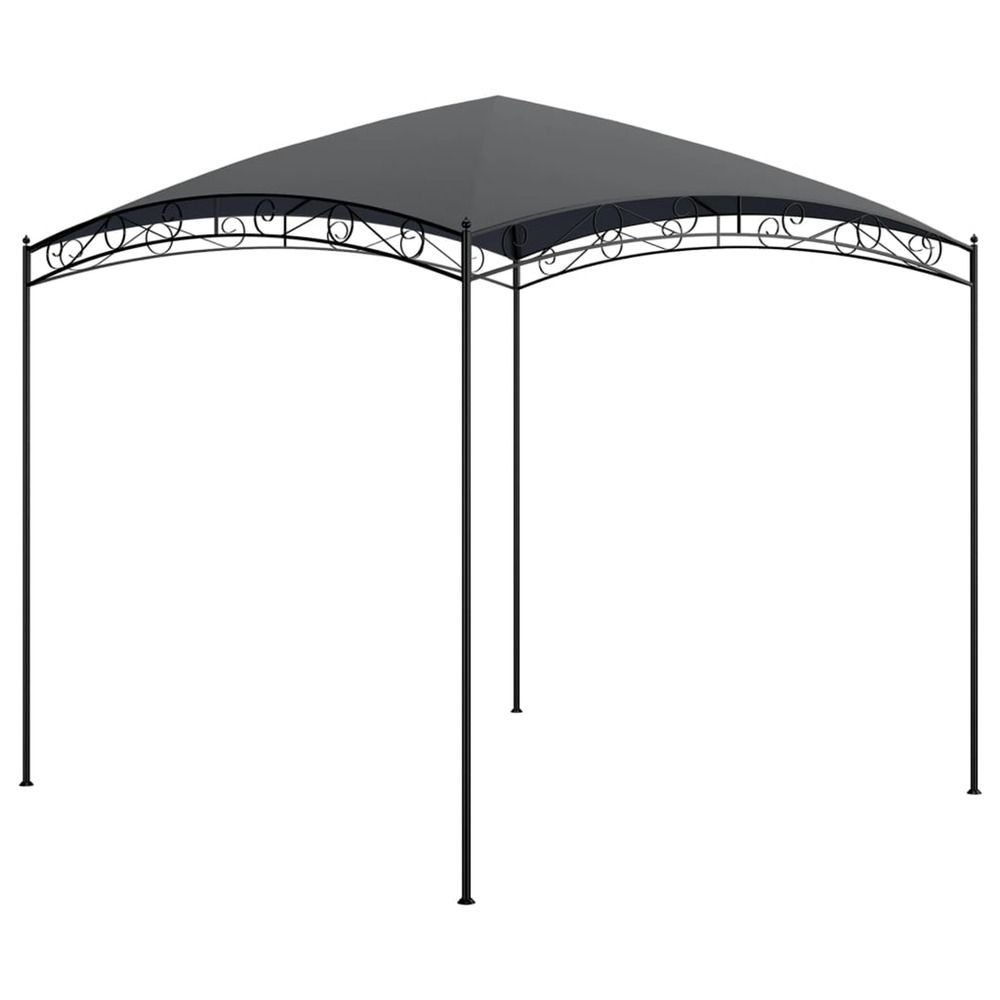Belvédère 3x3x2,65 m anthracite 180 g/m²