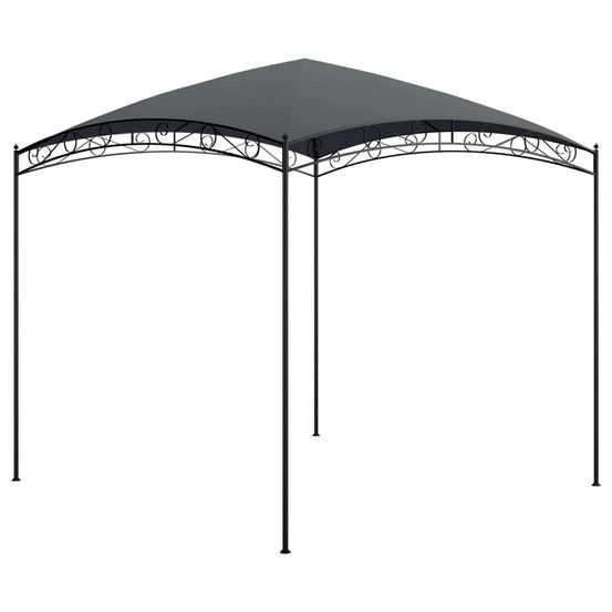 Belvédère 3x3x2,65 m anthracite 180 g/m²