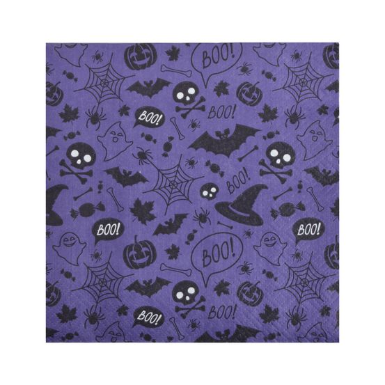 Lot de 20 serviettes en papier motif halloween