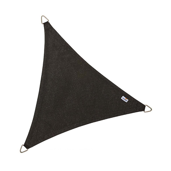 Voile d'ombrage triangulaire coolfit noir 5 x 5 x 5 m