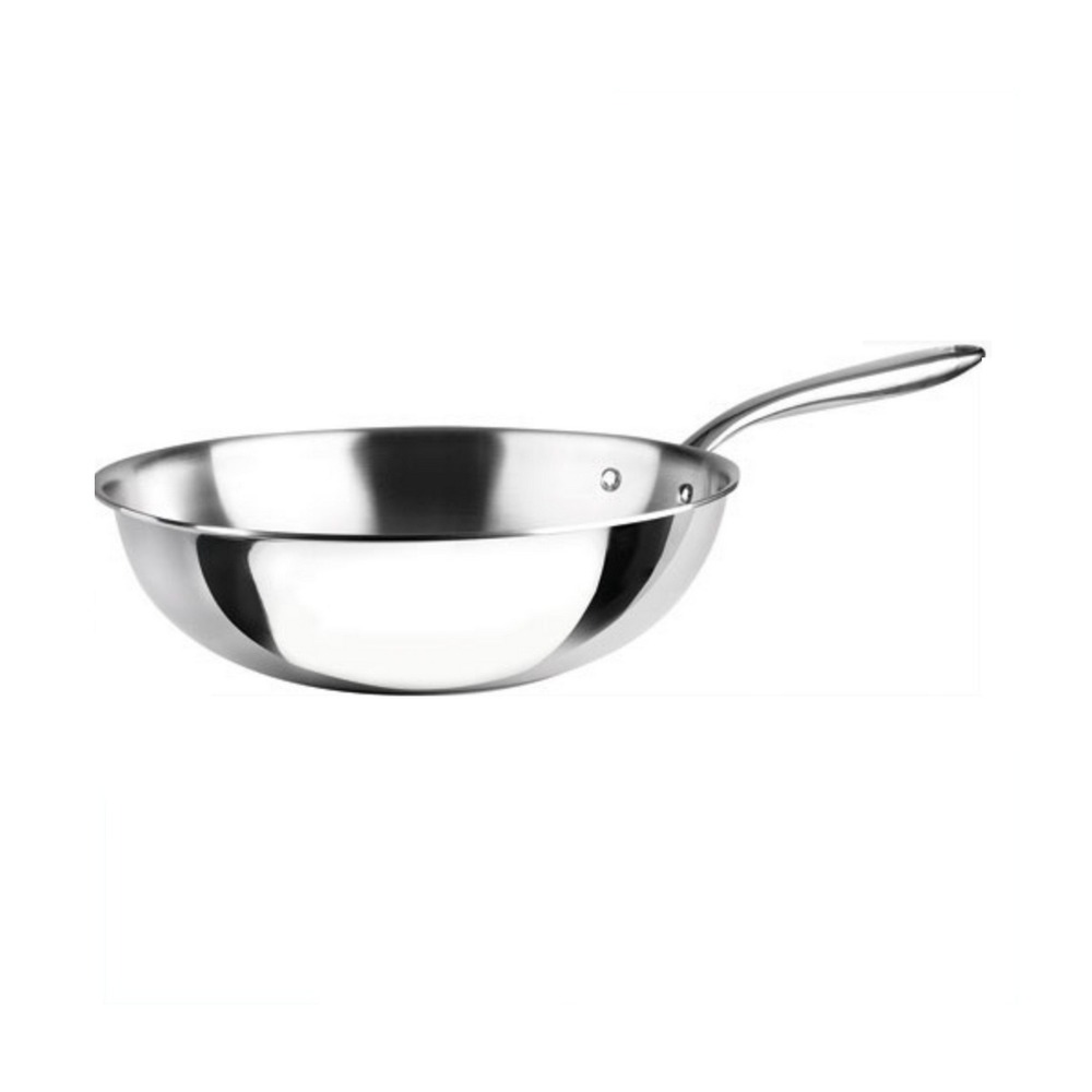 Poêle wok inox 28 cm - 60898