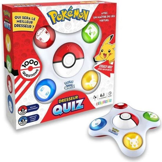 Jeu électronique interactif quiz connaissances 100% pokémon en français