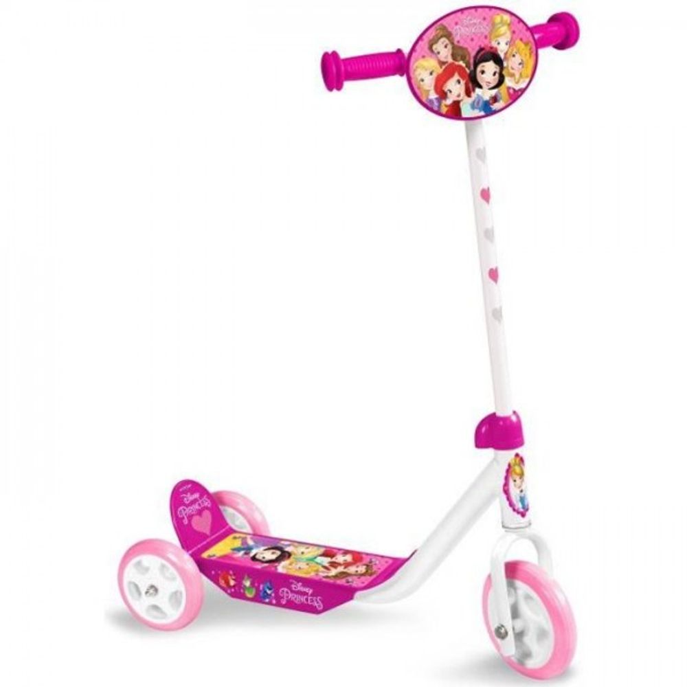 Trottinette 3 roues - - disney princesses - ajustable en hauteur - plateau anti-dérapant
